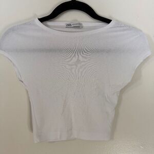 Zara Cap Sleeve Baby Tee